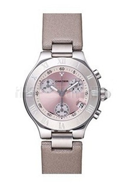 Cartier Ligne W1020012 Ladies Quartz White Swiss ETA Quartz