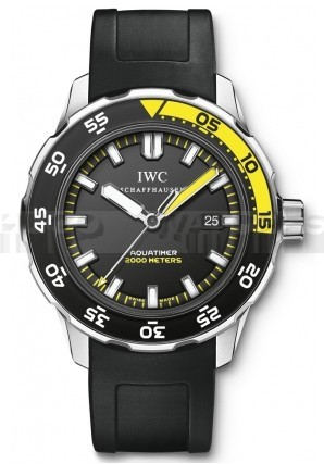 IWC Aquatimer IW356802 Mens Automatic Black Swiss ETA 2824