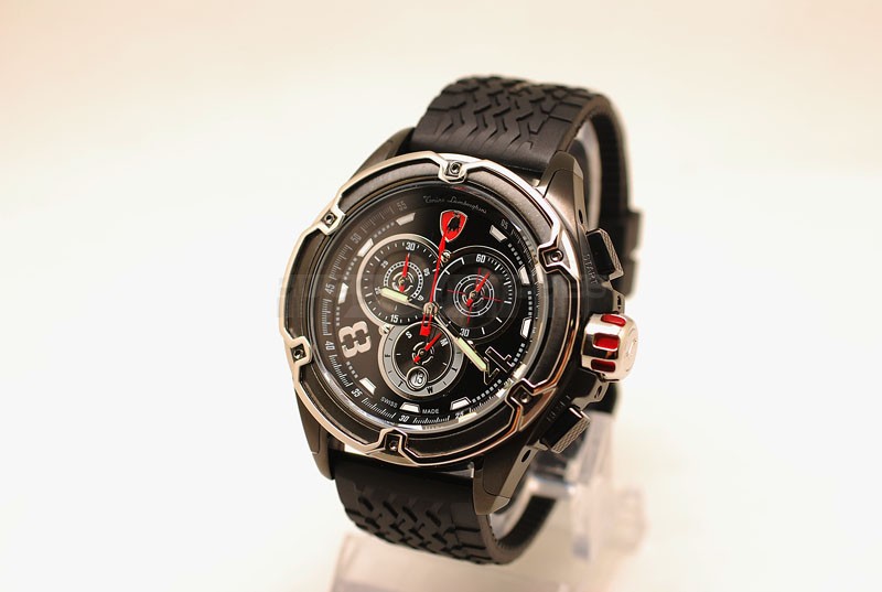 Lamborghini 46mm Replica Swiss Carbon Finish Watch21022