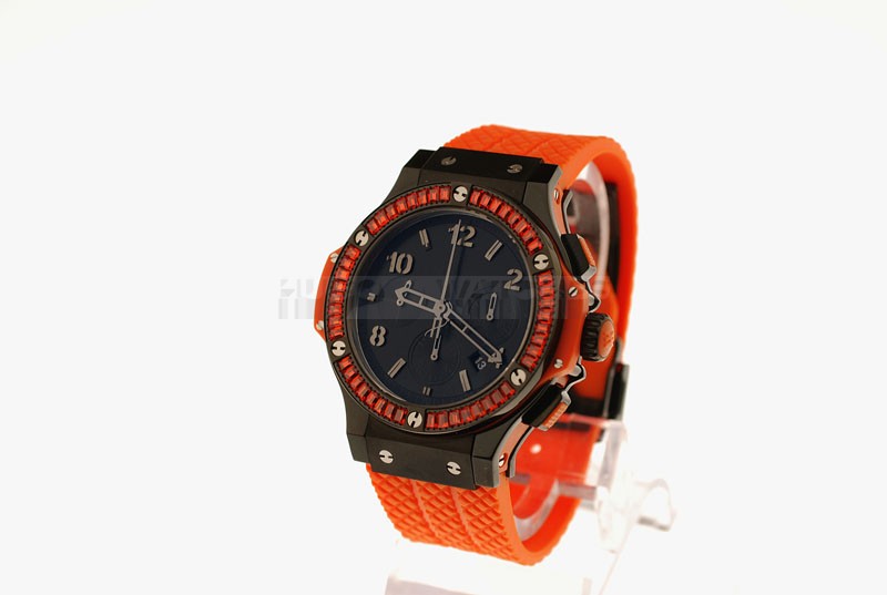 Swiss Hublot Big Bang replica BLACK TUTTI FRUTTI ORANGE 44mm20614