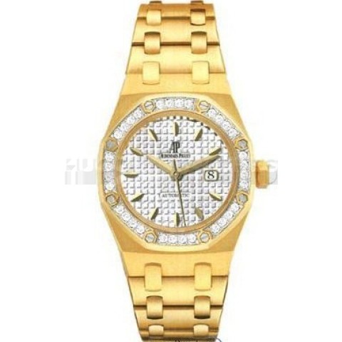 Audemars Piguet Royal Oak 77321ba.zz.1230ba.01 Ladies Automatic Silver Grey Swiss ETA 7750