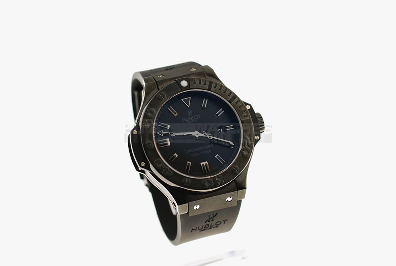 Swiss Hublot Big Bang Replica King Strapwatch 48mm All Black DLC20555