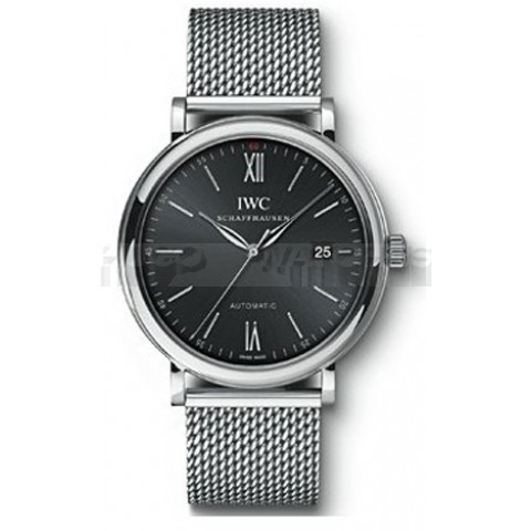 IWC Portofino IW356508 Mens Automatic Black Swiss ETA 2824