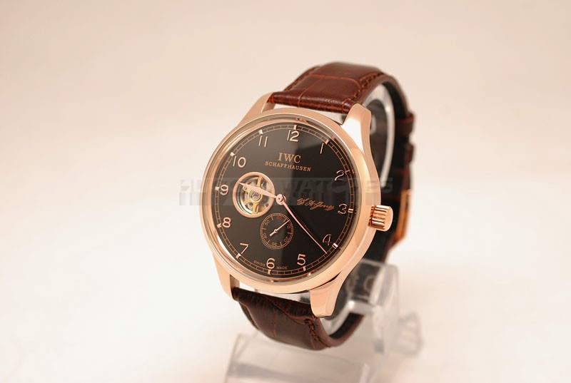 IWC 45mm Replica schaffhausen portuguese tourbillon Watch20808