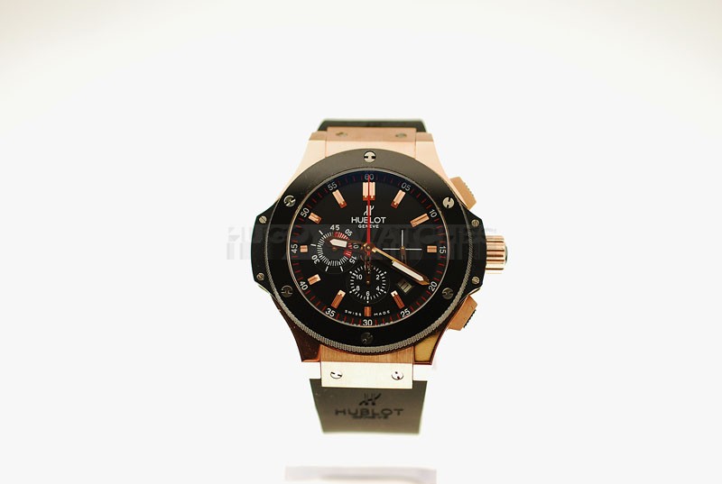 Swiss Hublot Big Bang replica EURO CUP 2008 44.5mm King Gold & BLACK CERAMIC - LIMITED EDITION20537