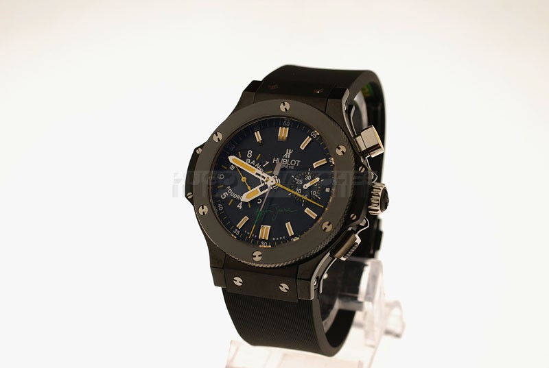 Swiss Hublot BIG BANG replica AYRTON SENNA 44.5mm ALL BLACK-LIMITED EDITION20615