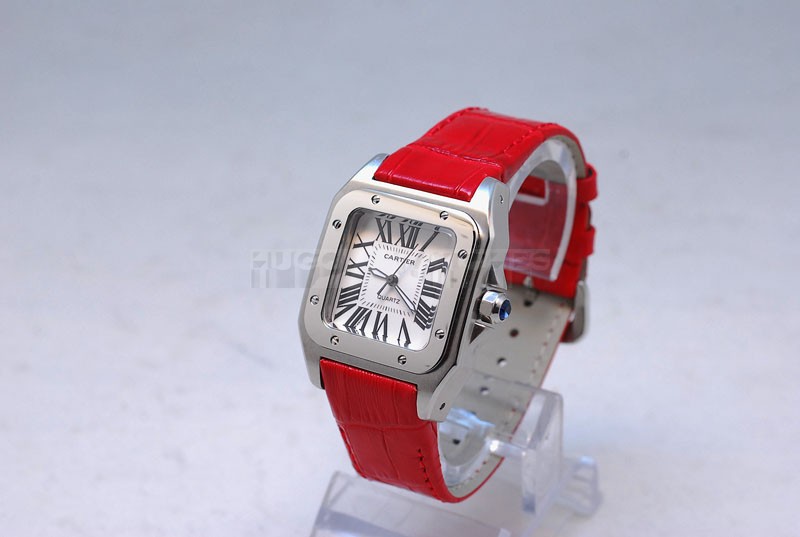 Cartier 33mm Replica Santos 100 Medium Model Watch20252