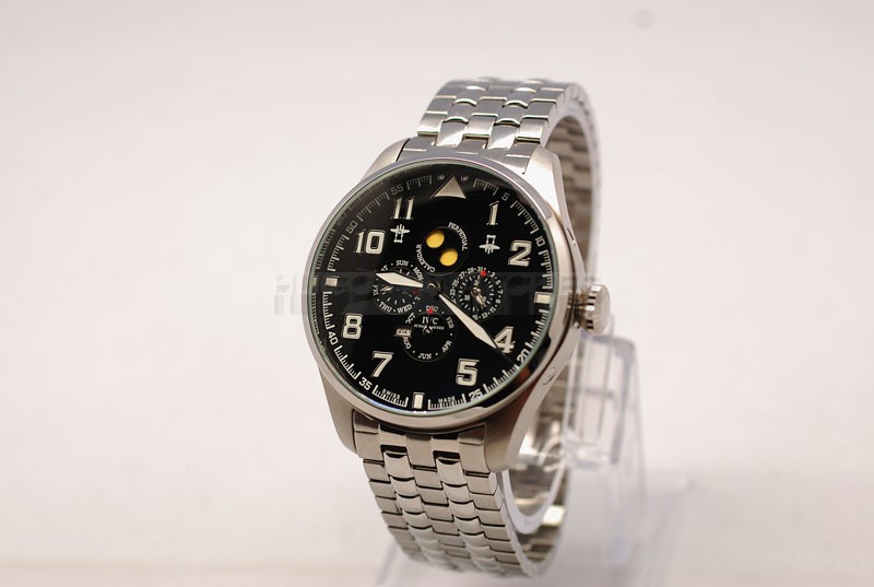 IWC Big Pilot's Antoine de Saint Exupry Watch Perpetual Calendar 46MM Replica Black Dial20892