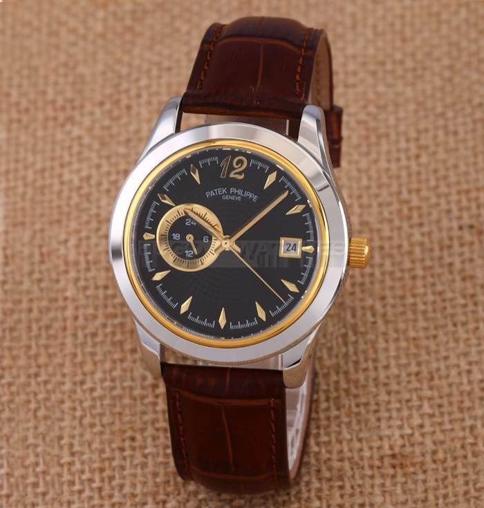 Patek Philippe Grand Complication Automatic Swiss Genuine Leather Strap 