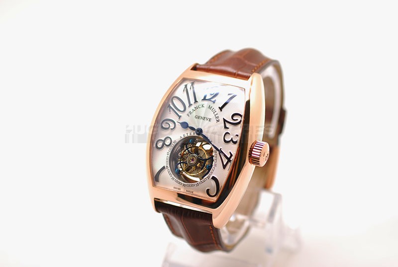 Swiss Franck Muller AETERNITAS 1 Tourbillon Replica 38.2mm Rose Gold20970