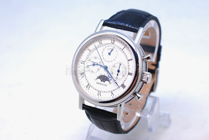 Breguet 43mm Replica Swiss CLASSIQUE Chronograph Phases and Age of the Moon Watch 20415