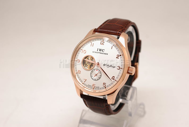 IWC 45mm Replica schaffhausen portuguese tourbillon Watch20809