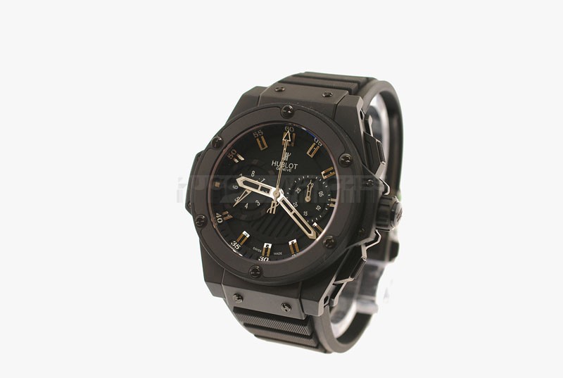 Swiss Hublot King Power Replica Foudroyante 48mm All Black & Ceramic Bezel - LIMITED EDITION20608