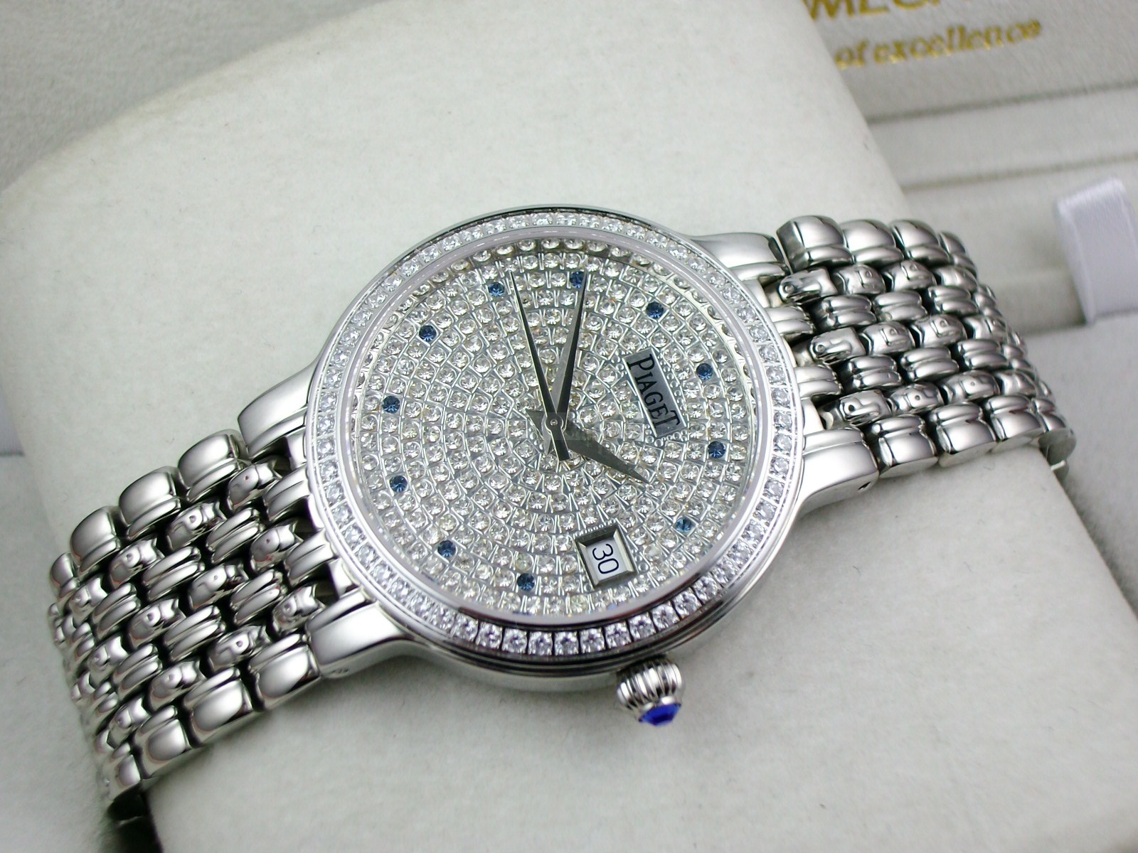 Piaget Dancer Swiss 2824 Automatic Silver Dial Diamond Markers