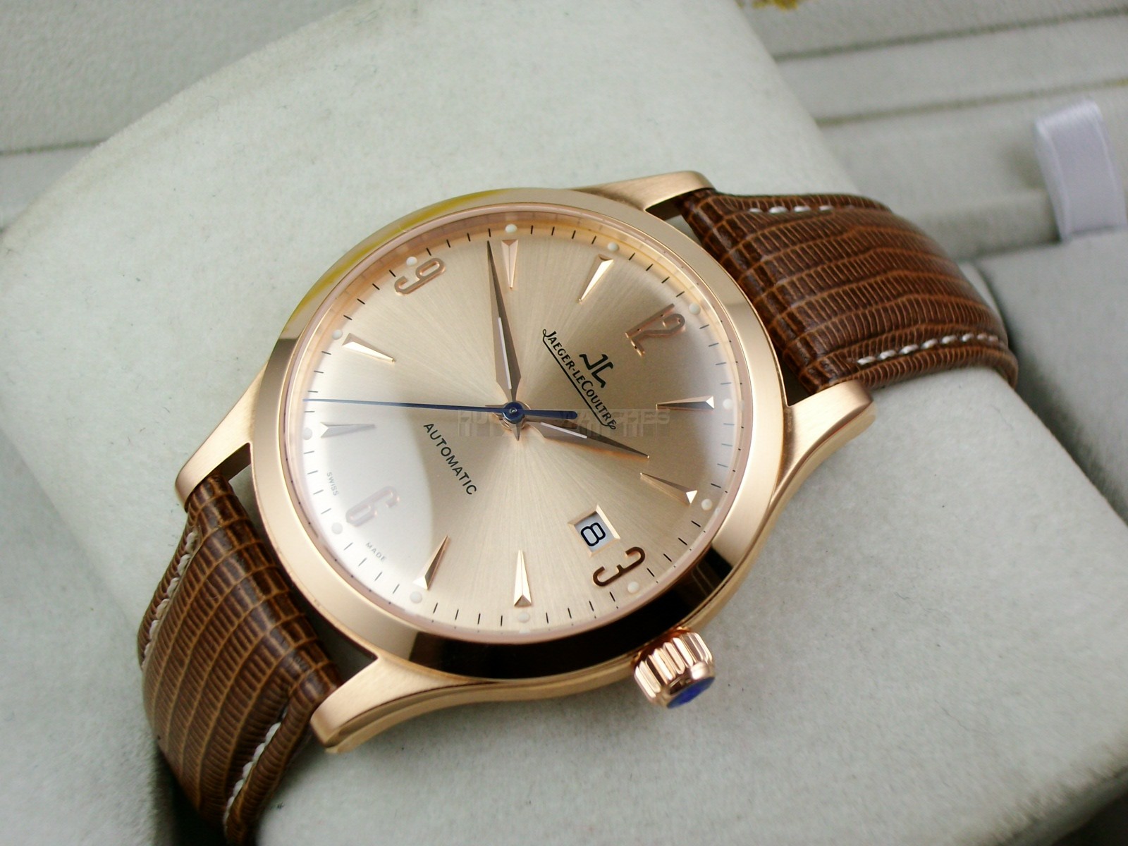 Jaeger LeCoultre Swiss 2824 Automatic Rose Gold Dial Rose Gold