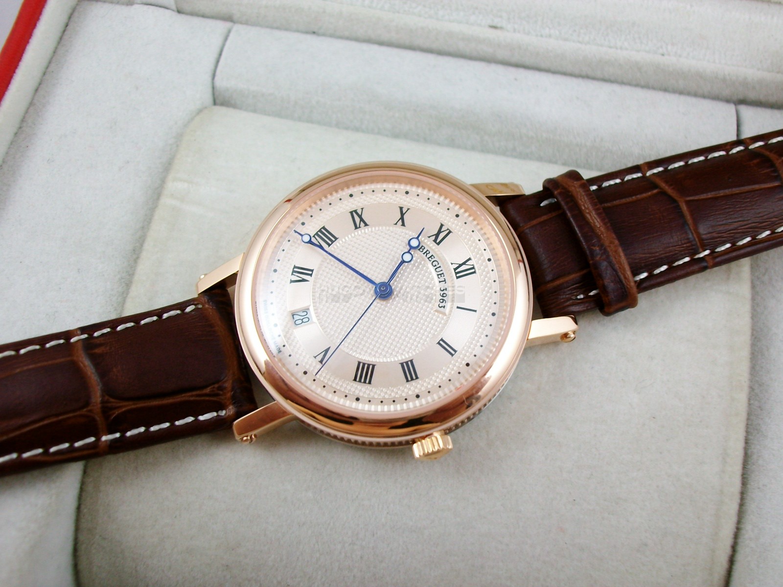 Breguet Classique Swiss 2824 Automatic Rose Gold Dial Rose Gold