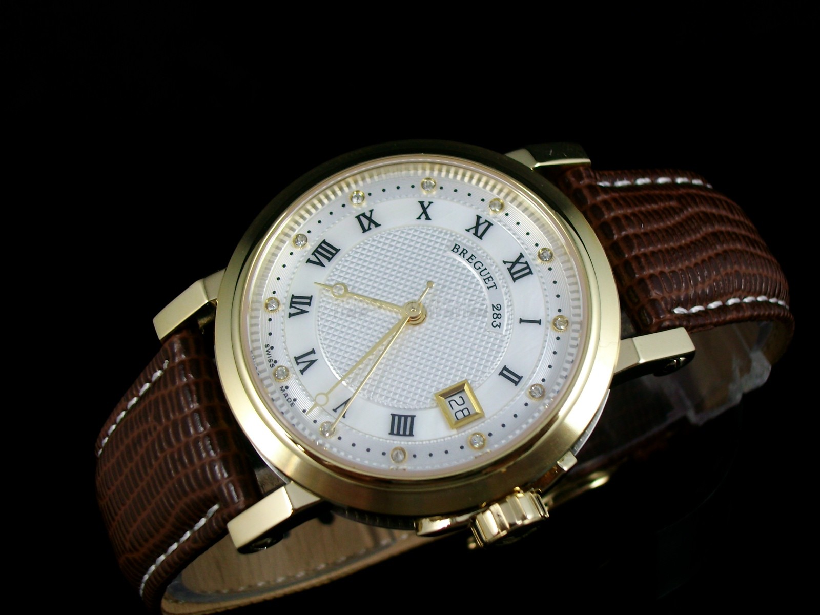 Breguet Classique Swiss 2824 Automatic White Dial Gold