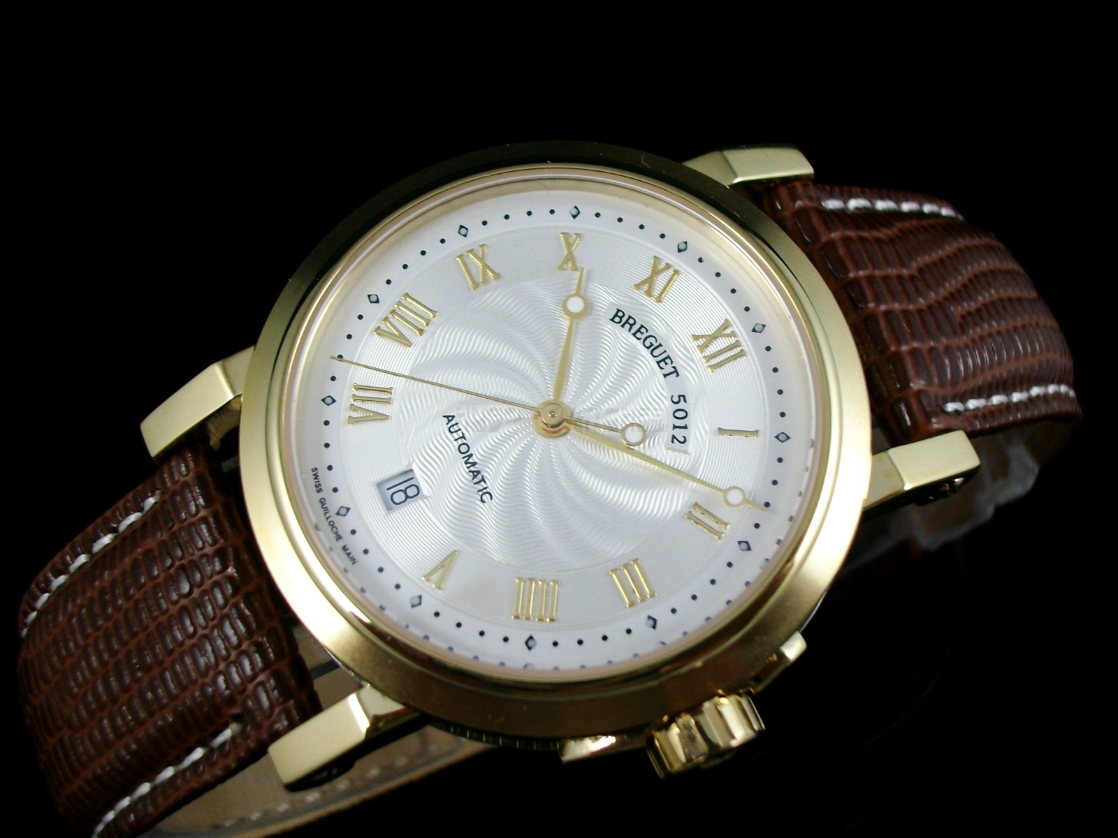 Breguet Classique Swiss 2824 Automatic White Dial Gold