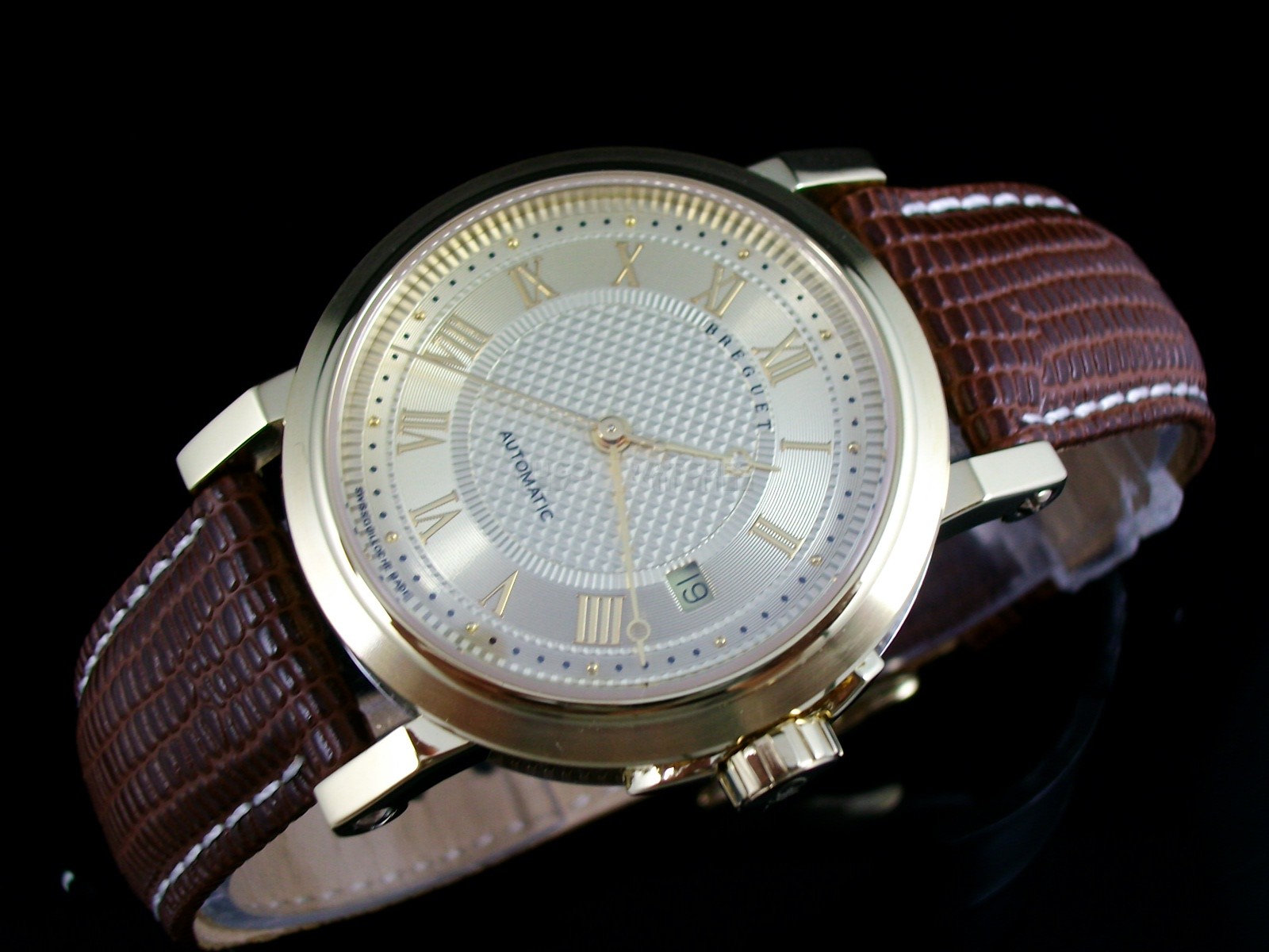 Breguet Classique Swiss 2824 Automatic White Dial Gold