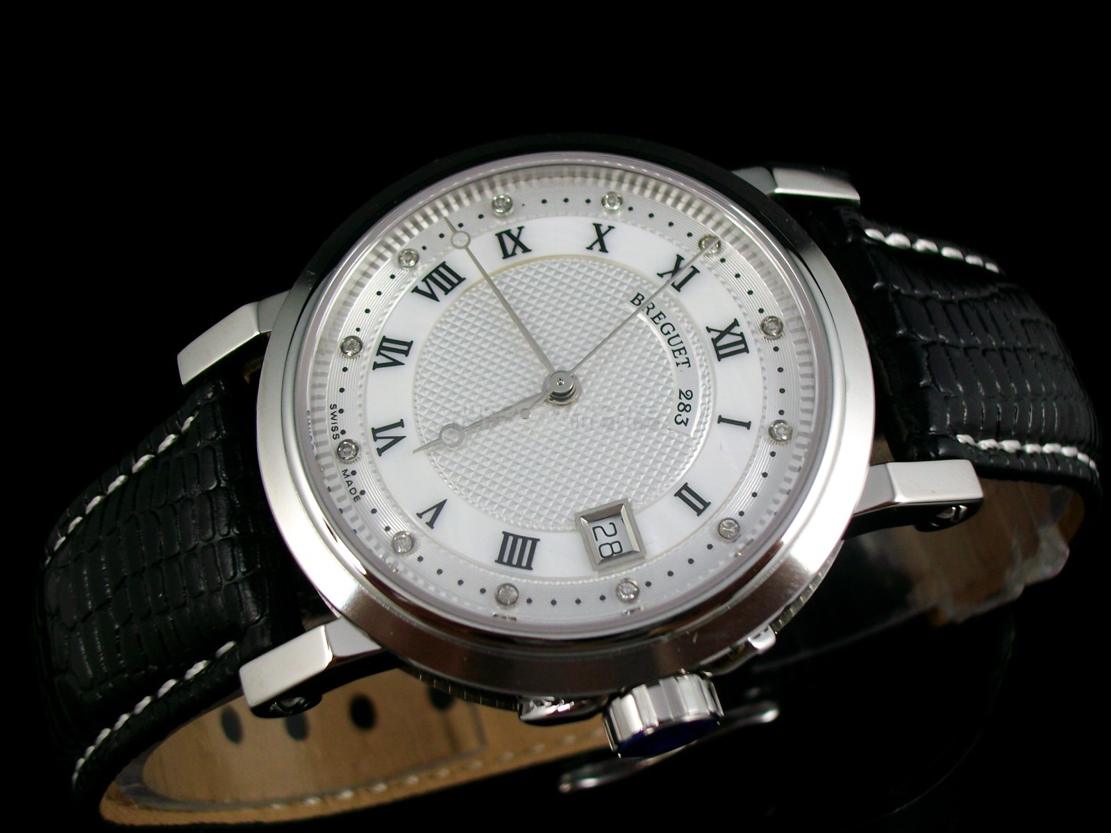 Breguet Classique Swiss 2824 Automatic White Dial 