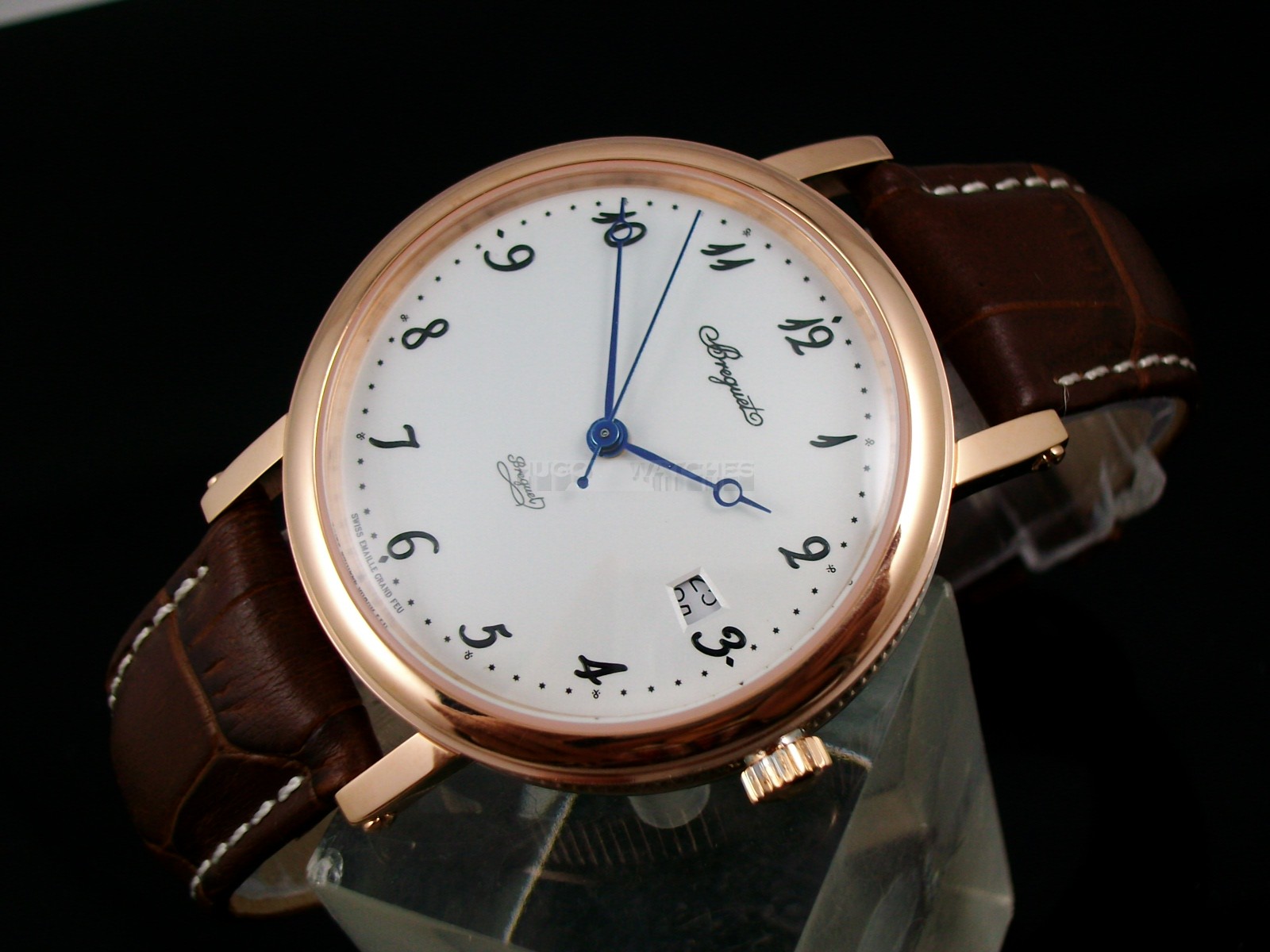 Breguet Classique Swiss 2824 Automatic White Dial Rose Gold