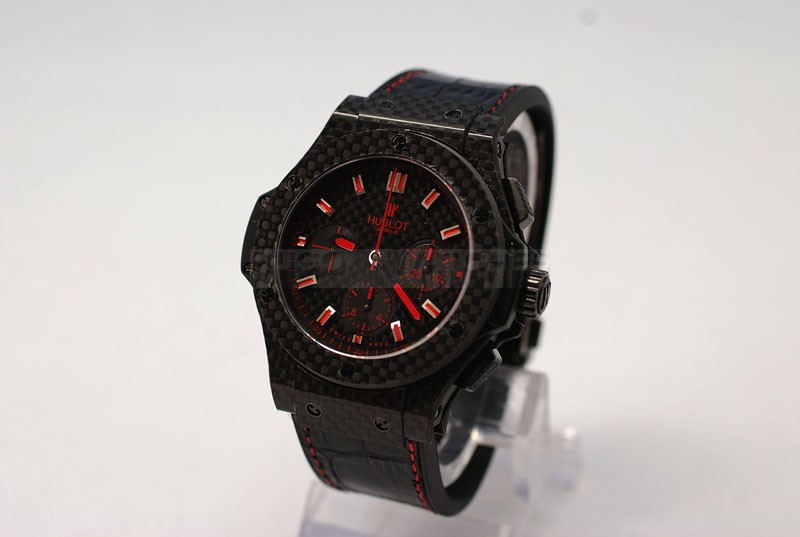 Replica Swiss Hublot Big Bang 48mm all Carbon Watch Red Hands20514