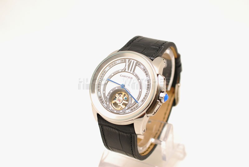 Cartier 46mm Replica Calibre De See Through Watch20212