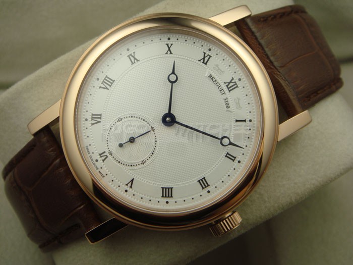 Breguet Classique Swiss 2824 Automatic White Dial Rose Gold