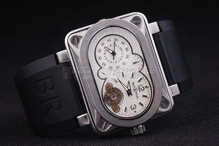 Replica  Minuteur Tourbillon White Dial-br34