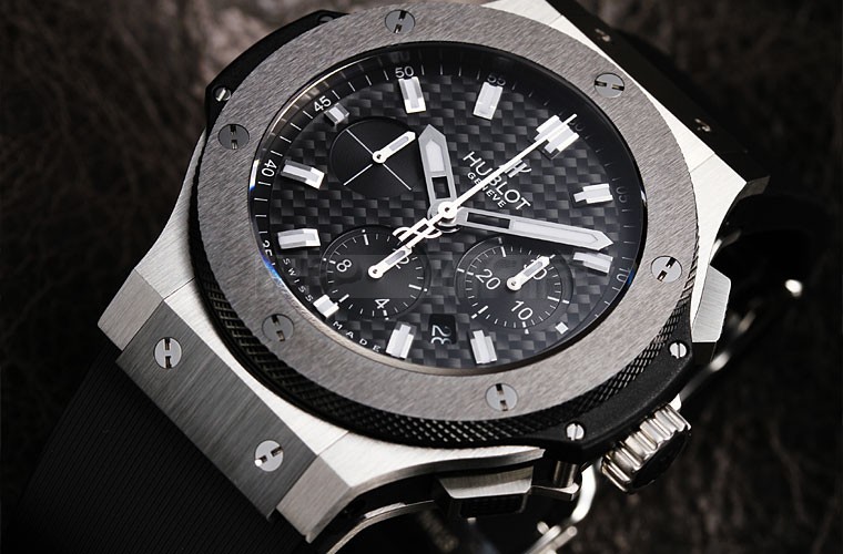 Hublot 301.SM.1770.RX Big Bang Evolution Mens Automatic Stainless Steel Black Swiss 7750