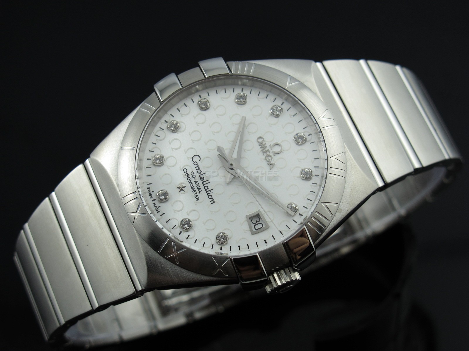 Omega Constellation Chronometer Swiss 2836-2 Ladies Automatic