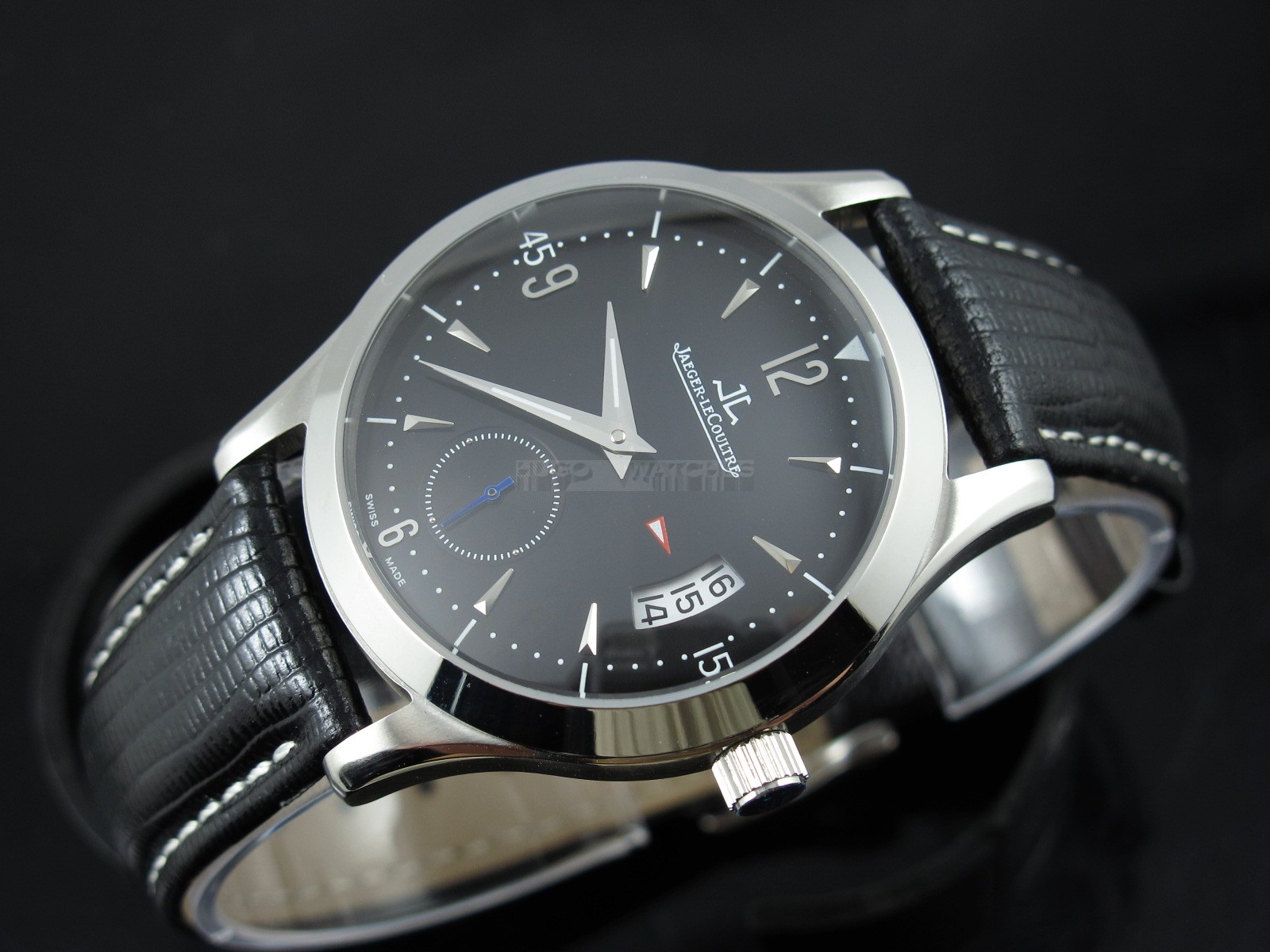 Jaeger LeCoultre Swiss 2824 Automatic Black Dial 