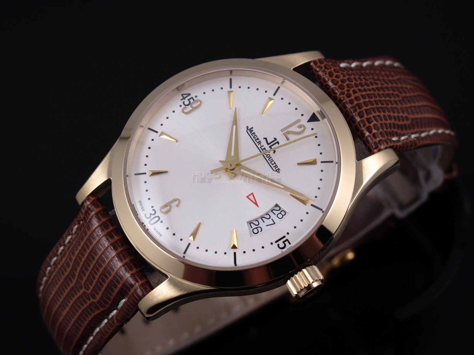 Jaeger LeCoultre Swiss 2824 Automatic White Dial Rose Gold