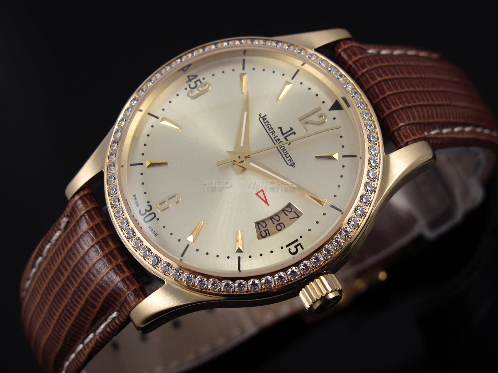 Jaeger LeCoultre Swiss 2824 Automatic Rose Gold Dial 