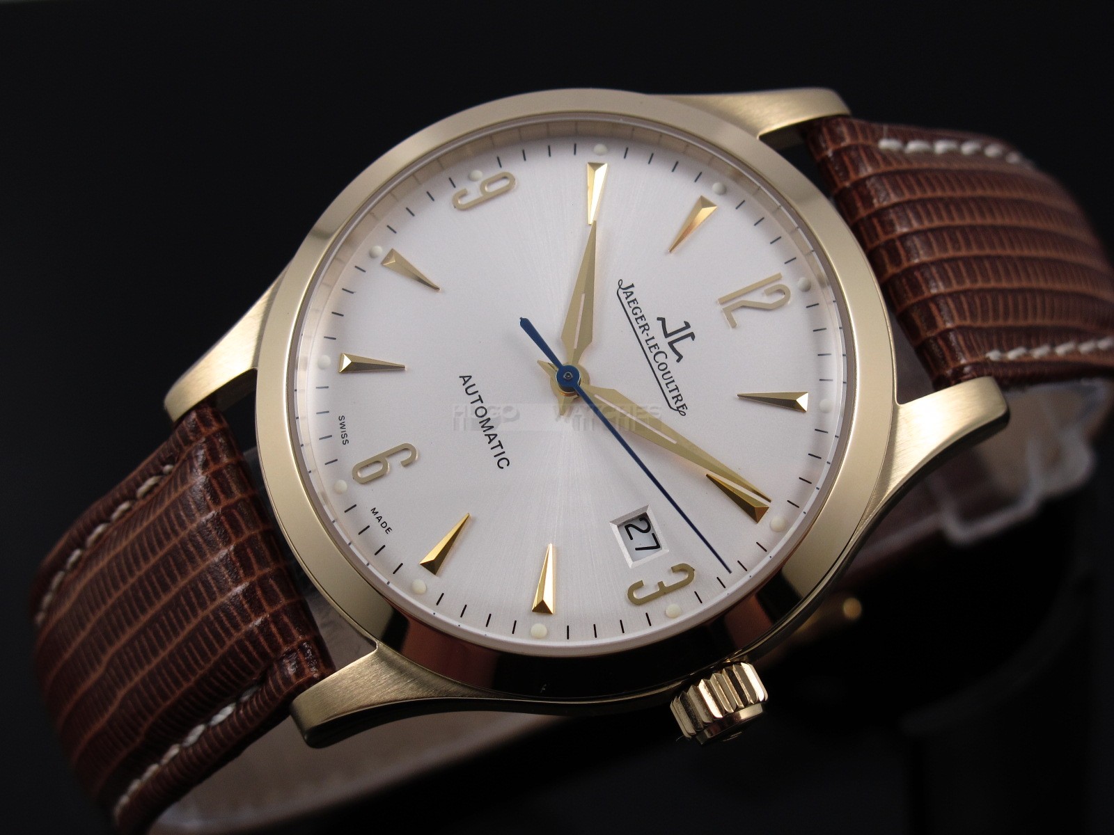 Jaeger LeCoultre Swiss 2824 Automatic White Dial Rose Gold