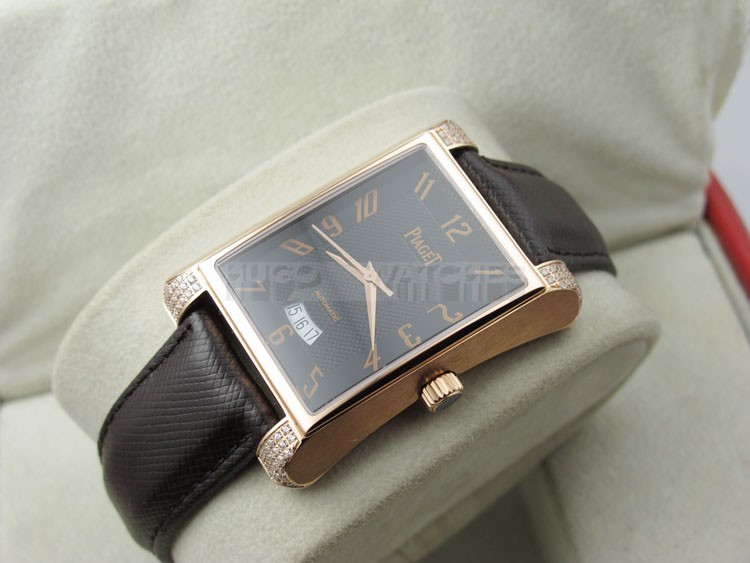 Piaget Altiplano Swiss 2824 Automatic Square Rose Gold-Black Dial