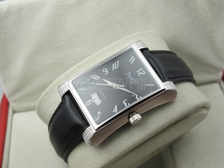 Piaget Altiplano Swiss 2824 Automatic Square White Gold-Black Dial