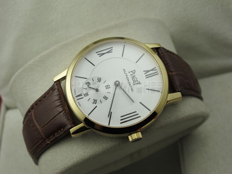 Piaget Altiplano Swiss 2824 Automatic Yellow Gold White Dial