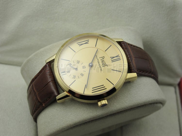 Piaget Altiplano Swiss 2824 Automatic Yellow Gold Golden Dial