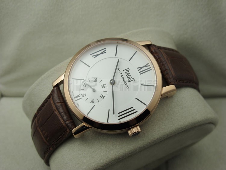 Piaget Altiplano Swiss 2824 Automatic Rose Gold White Dial