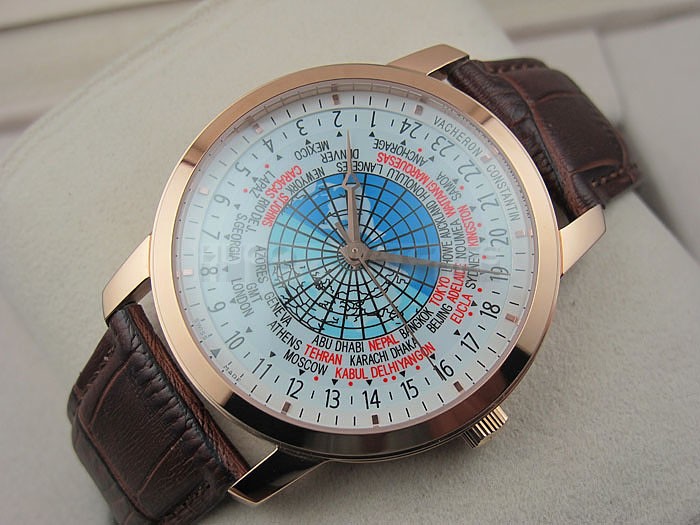 Vacheron Constantin The Earth Surface Swiss 2824 Automatic Rose Gold