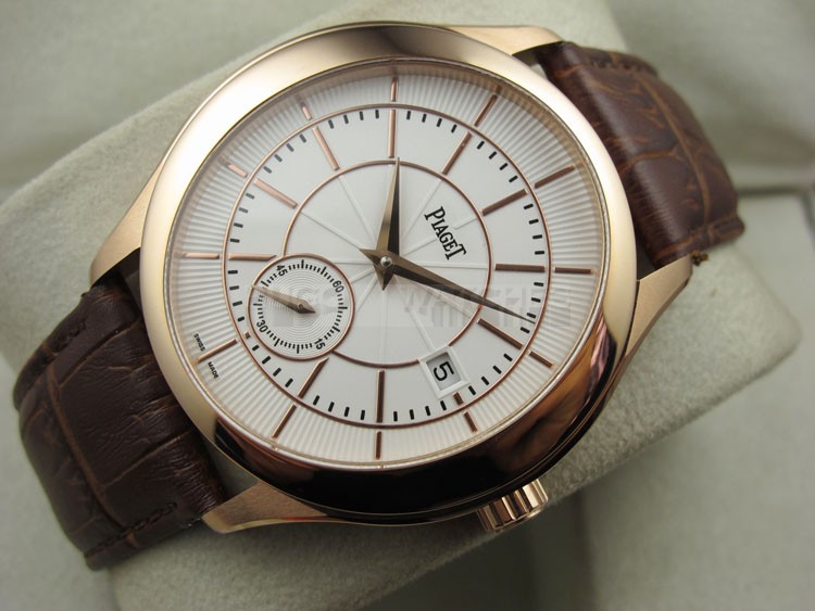 Piaget Altiplano Swiss 2824 Automatic Rose Gold-White Dial