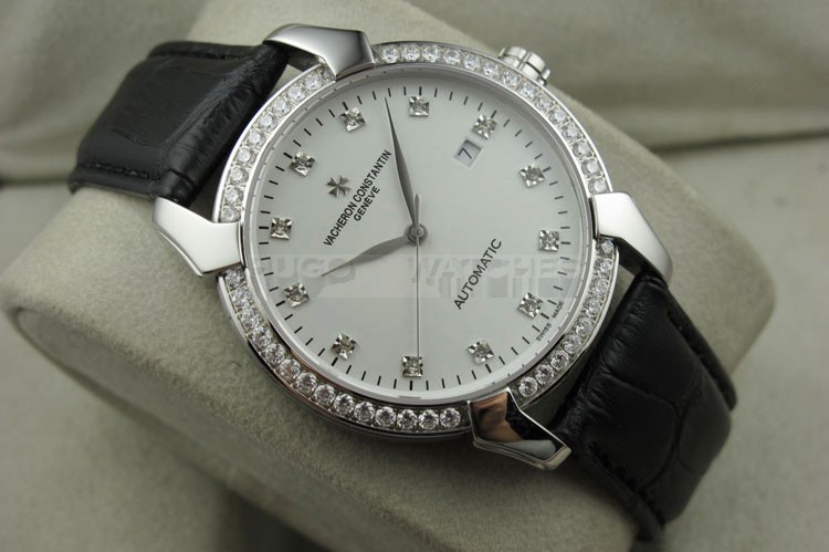 Vacheron Constantin Malte Diamond Marker and Bezel Swiss 2824 Automatic