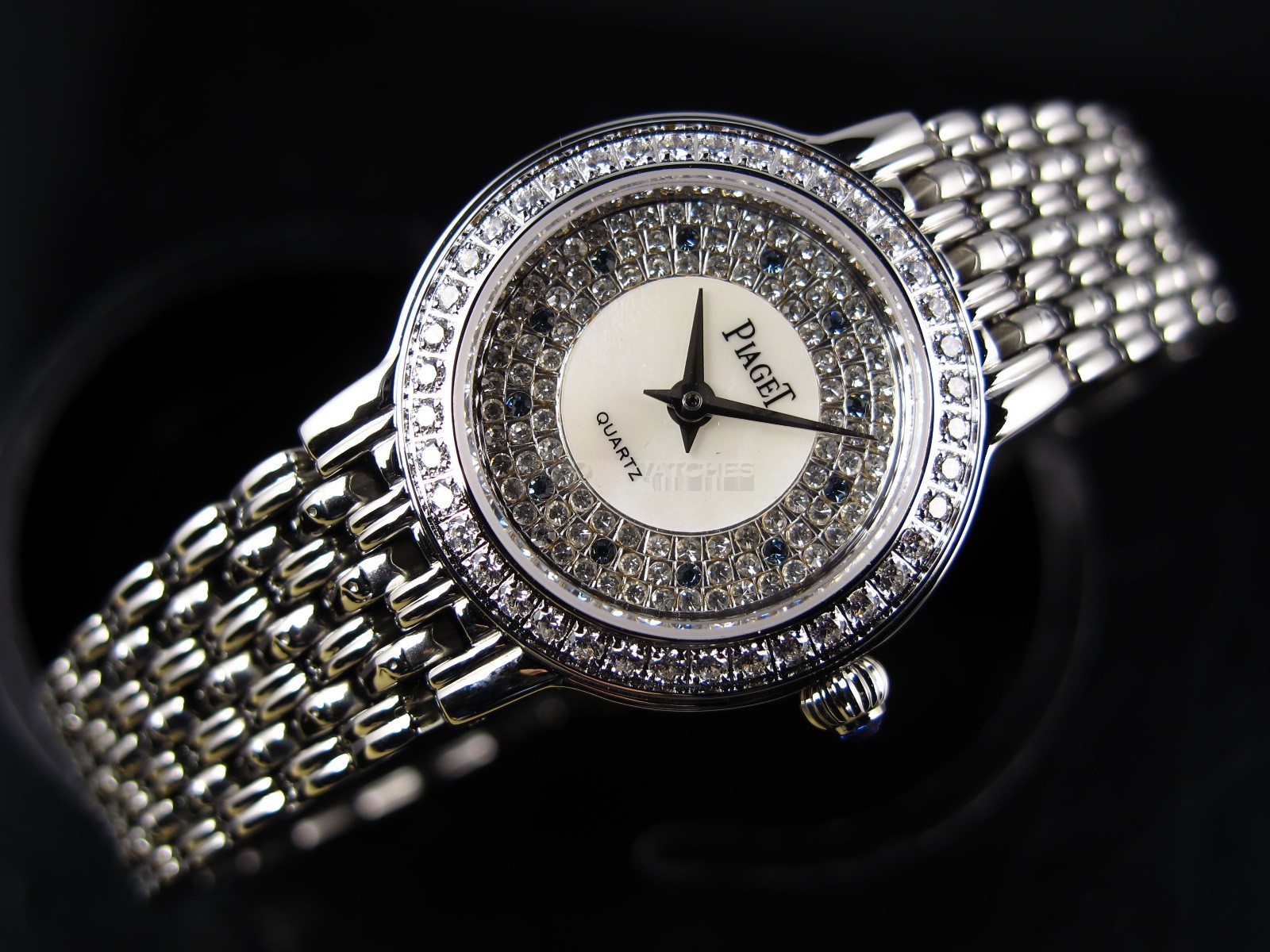 Piaget Dancer Swiss 2824 Quartz White Dial Diamond Markers