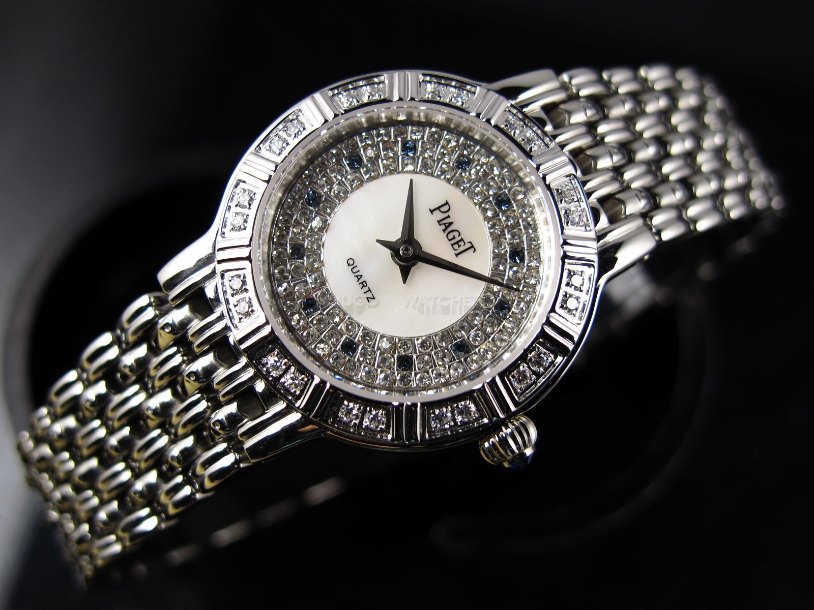 Piaget Dancer Swiss 2824 Quartz White Diamond Dial Diamond Markers