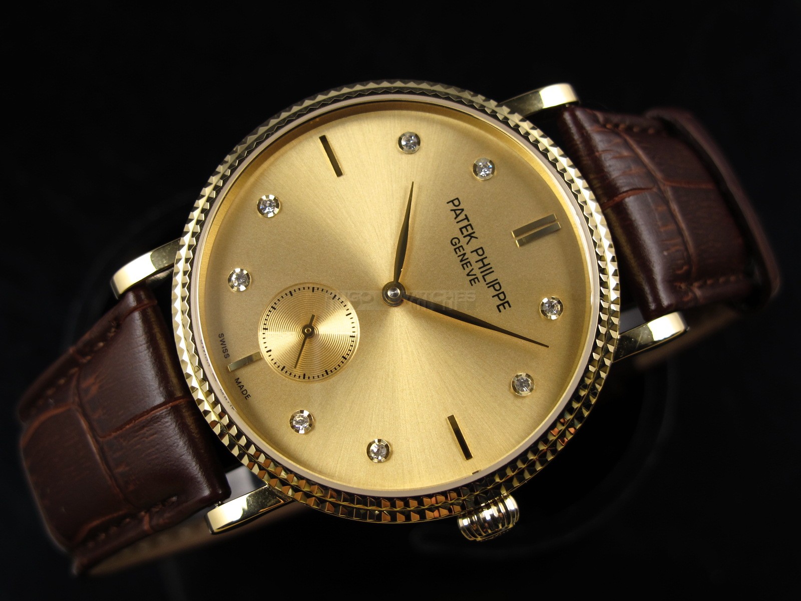 Patek Philippe Grand Complications Swiss 2824 Ladies Automatic Gold Dial