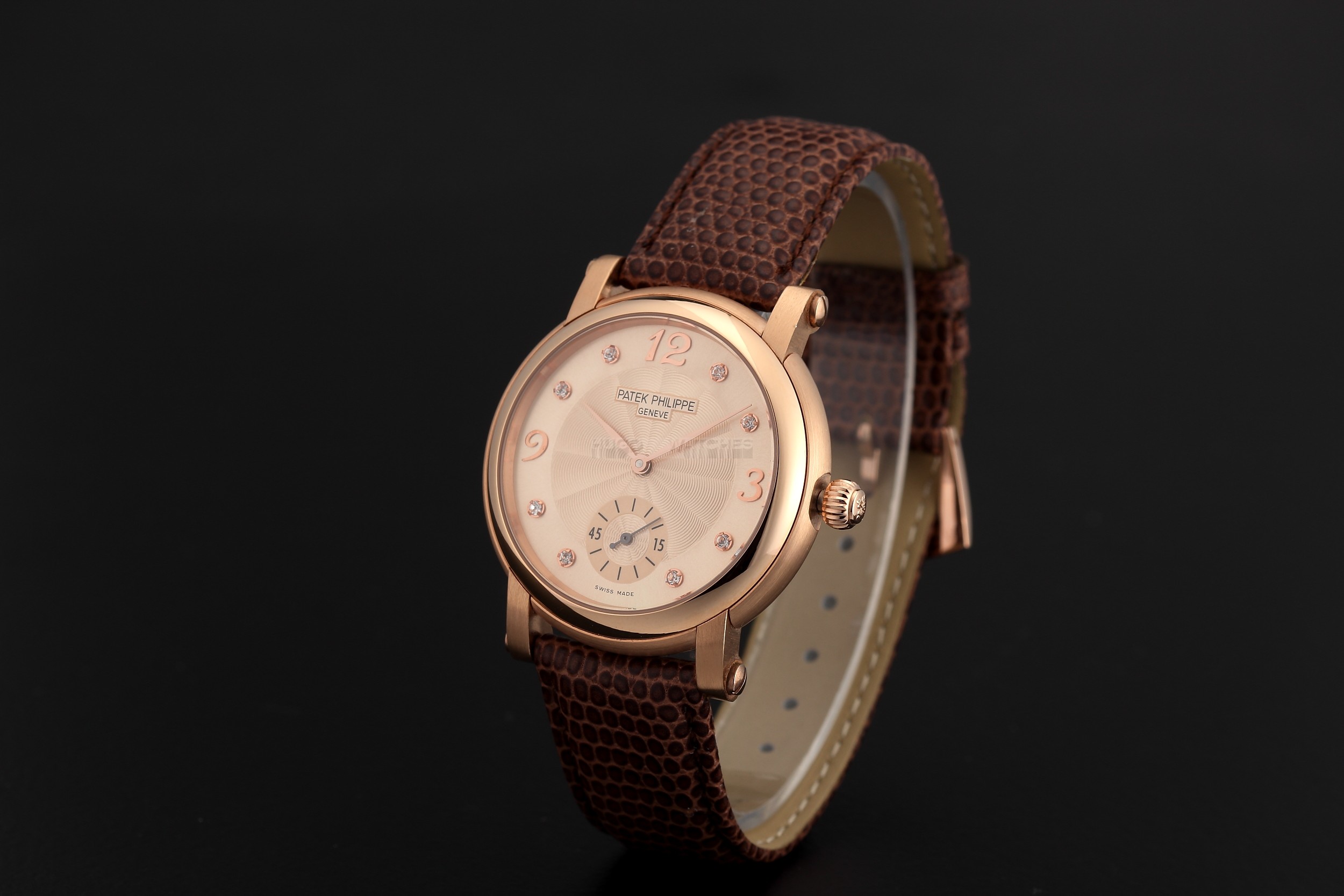 Patek Philippe Grand Complications Swiss 2824 Ladies Automatic Rose Gold Dial Numeral Markers