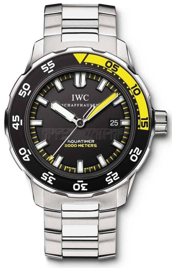  IWC Aquatimer IW356801 Mens Automatic Black Swiss ETA 2824