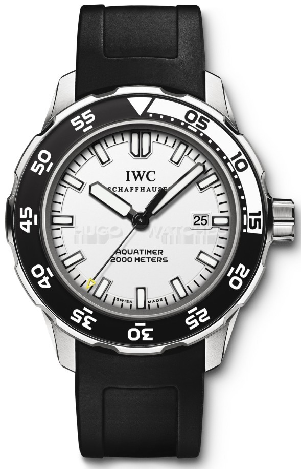  IWC Aquatimer IW356806 Mens Automatic White Swiss ETA 2824
