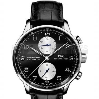 IWC Portuguese IW371404Mens Automatic Black Swiss ETA 2824